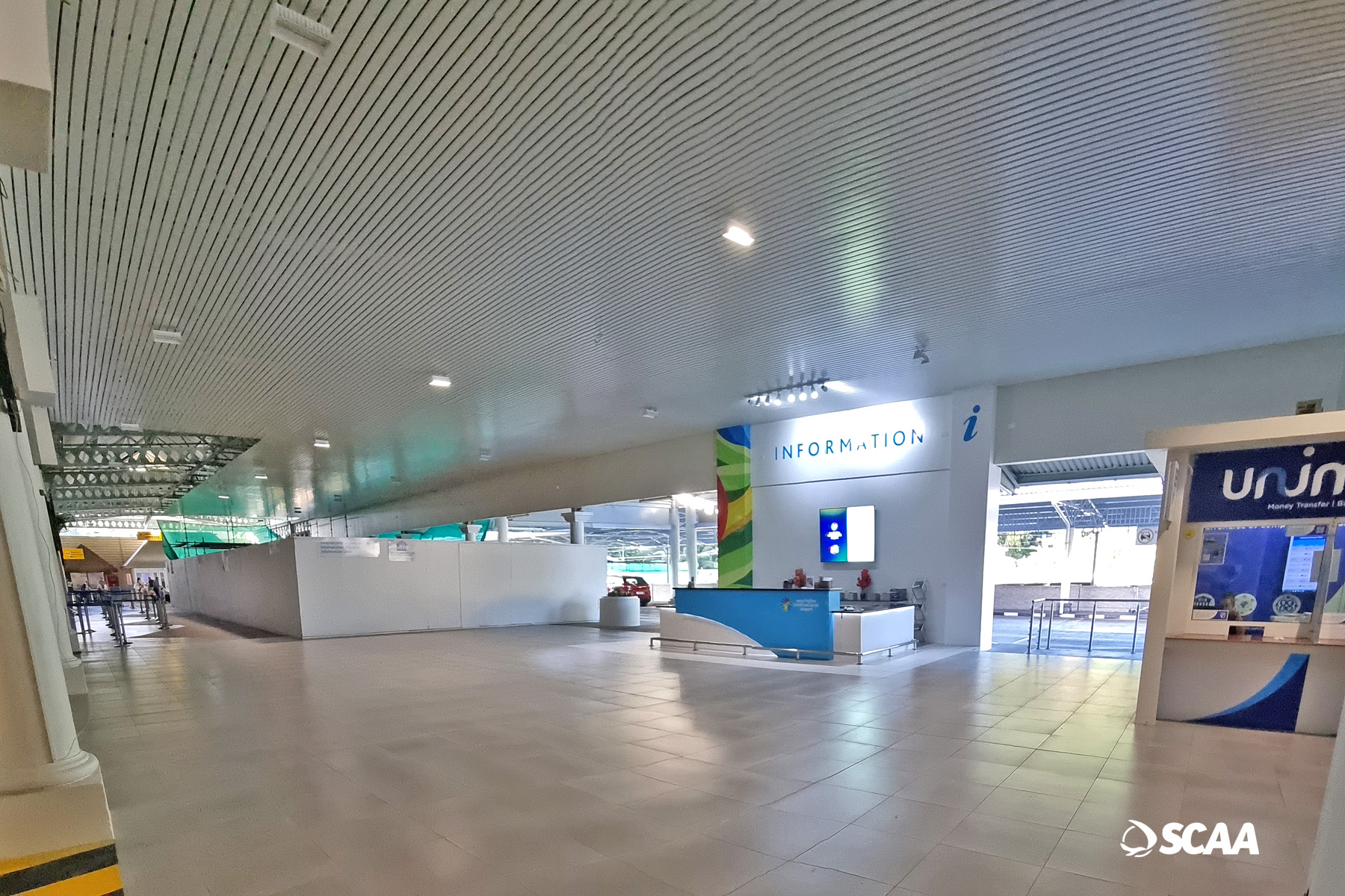 Project to revamp the international passenger concourse area at the Seychelles International Airport is progressing smoothly.