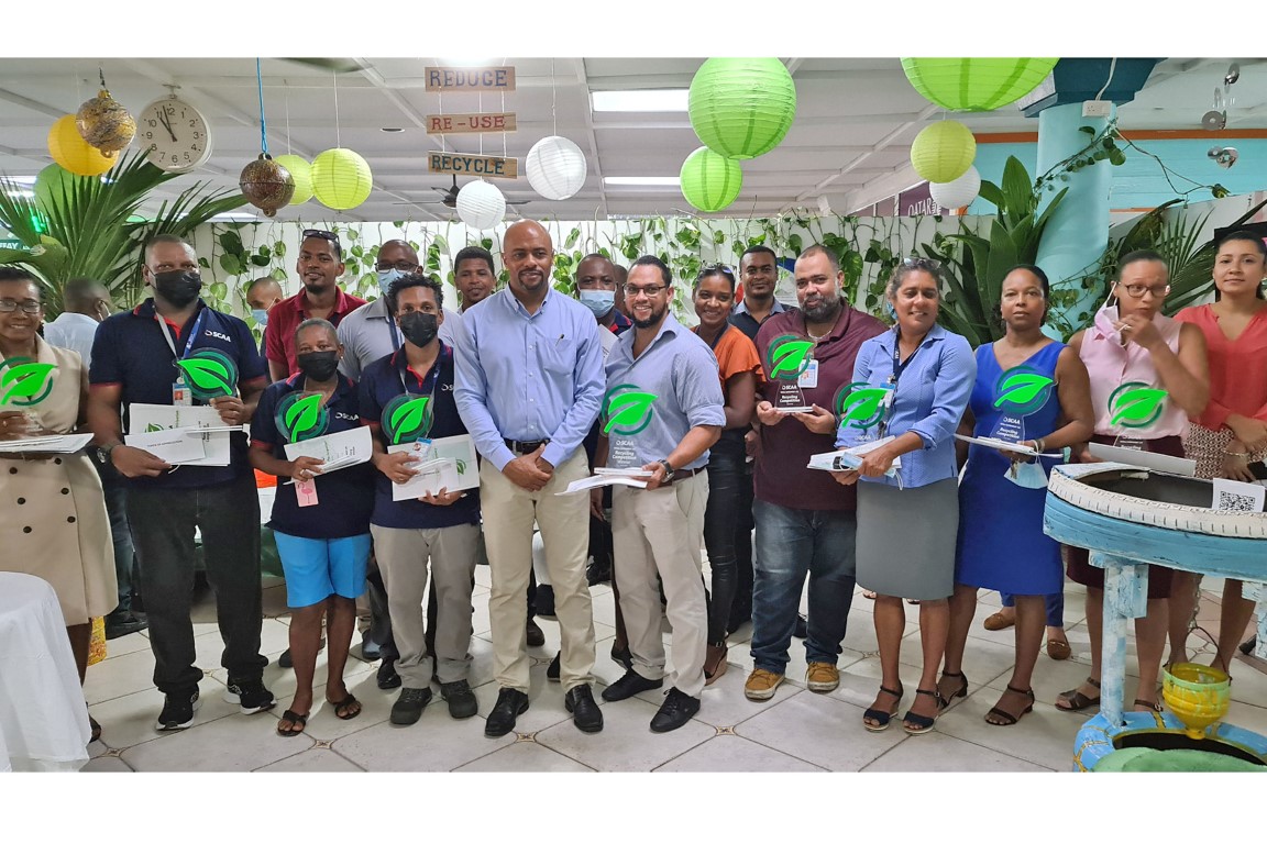 Participants and winners with their rewards